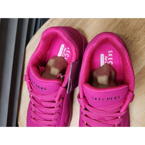 Skechers Uno “Stand On Air” Sneakers | Hot Pink | M8 / W9.5-10 | NWT - Picture 10 of 12